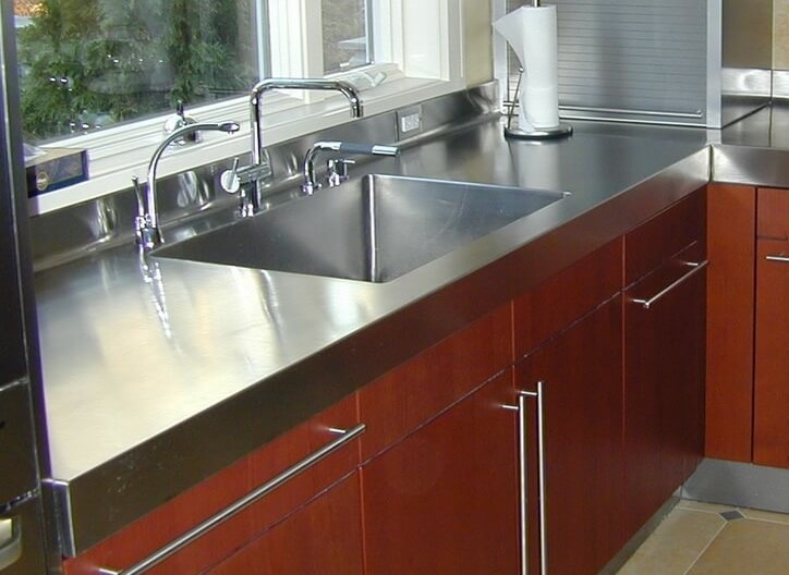 Stainless Steel Countertops With Sink Mycoffeepot Org