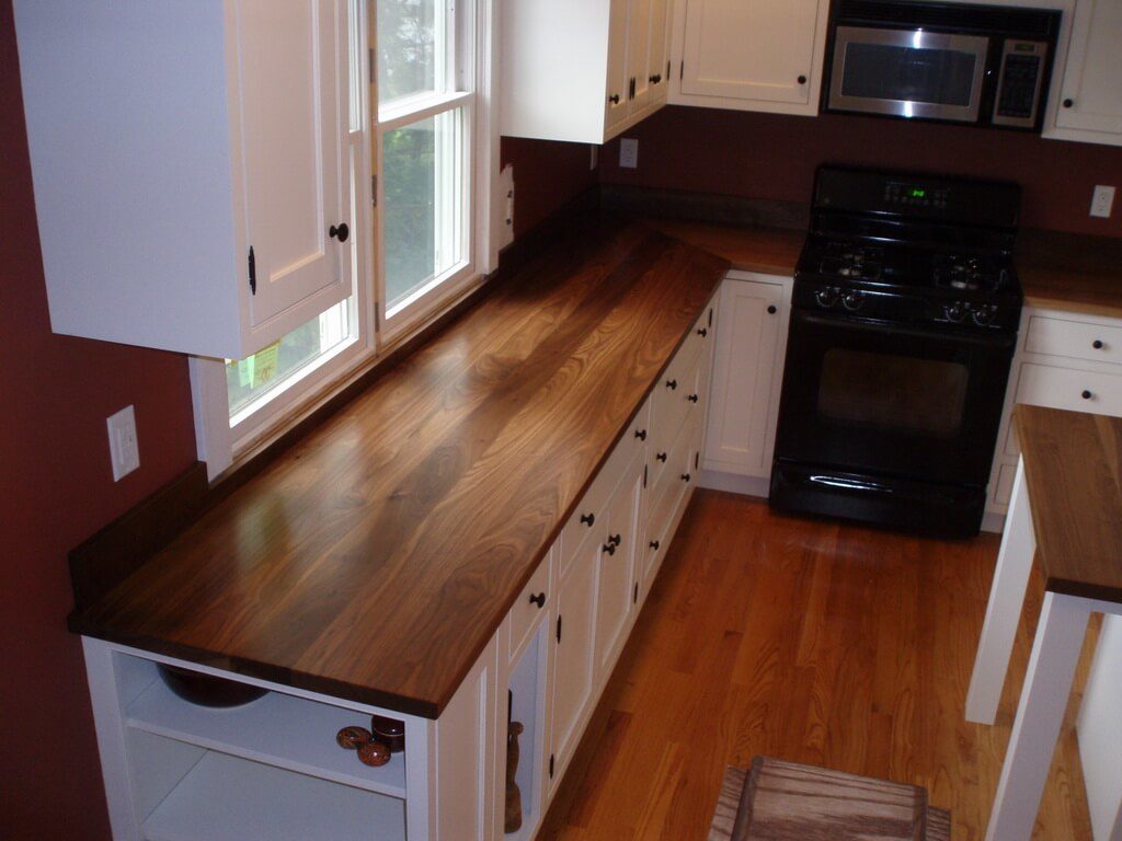 Standard Plank Wood Countertops By Brooks Custom