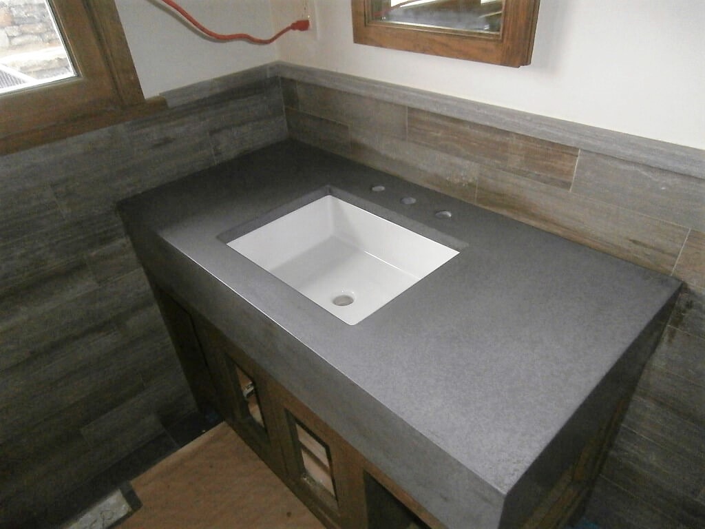 Concrete Bathroom Vanity Top Brooks Custom